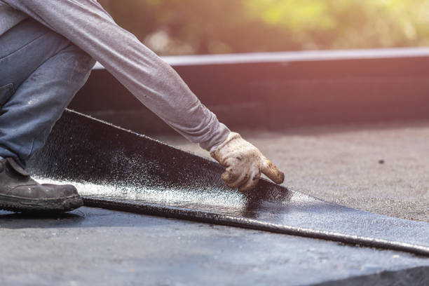 Professional Waterproofing technician working in Springfield, GA